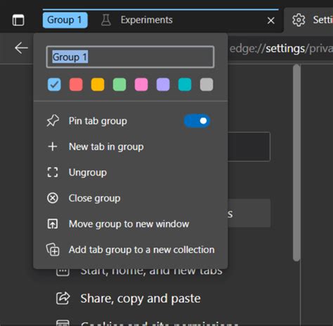 How To Enable Tab Groups Name Suggestion In Microsoft Edge