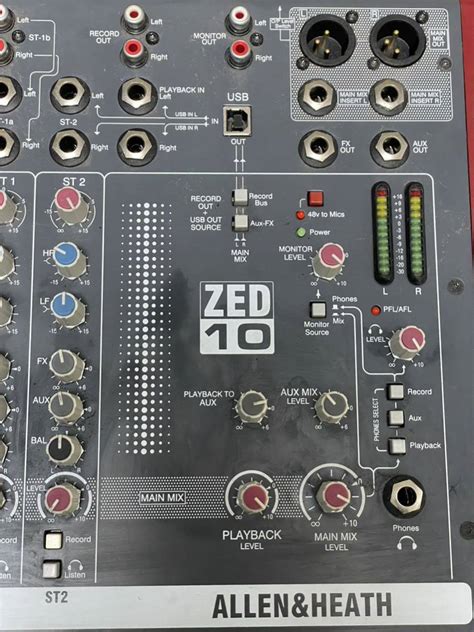 Yahoo オークション ジャンクALLEN HEATH ZED 10FX アレンアンド