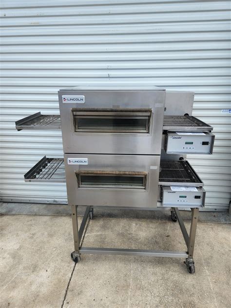 Lincoln Impinger Double Stack Electric Conveyor Pizza Ovens