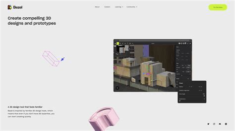 bezel website examples   inspiration landinglove