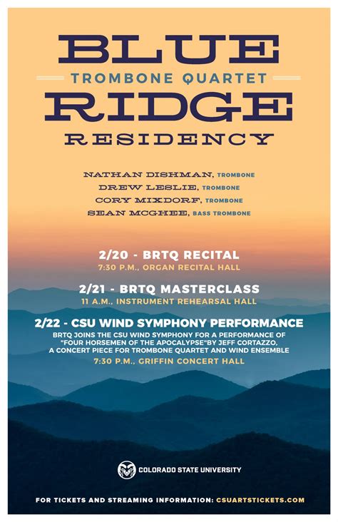 Guest Artist: Blue Ridge Trombone Quartet - Music