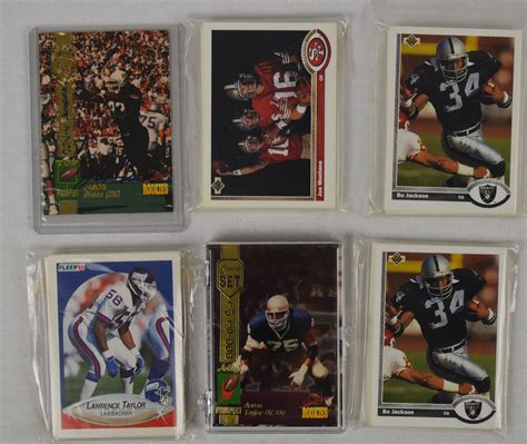 Lot Detail - Collection of 6 Football Card Sets