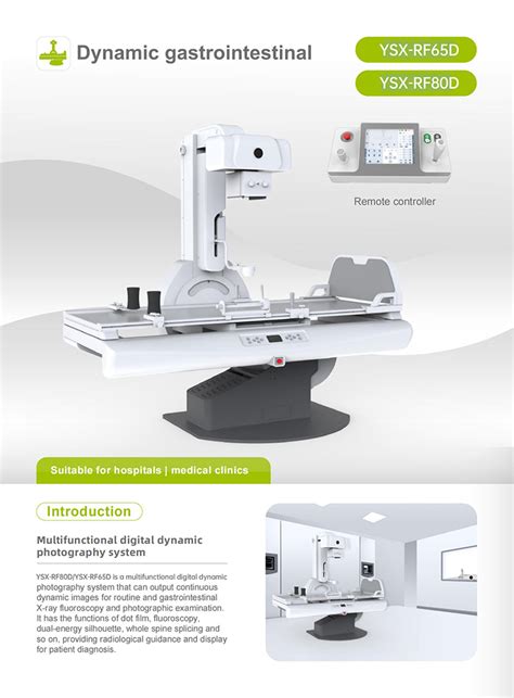 Medical Equipment Ysx Rf D Kw Ma Digital Radiography And