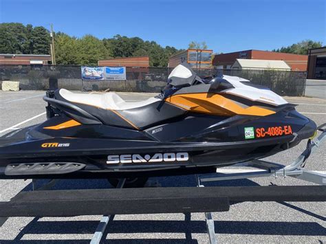 Sold Used 2013 Sea Doo Gtr 215 Black And Orange Cumming Ga