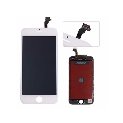 Kit Tela Display Lcd Touch Screen Iphone Branco Flex C Mera Frontal