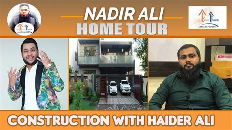 nadir ali home  construction  haider ali karachi property
