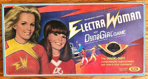 Sid and Marty Krofft Electra Woman and Dyna Girl Board Game Ideal 1977 - Etsy