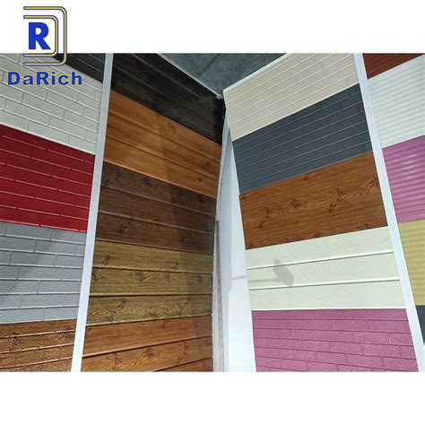 Metal Sheet Rigid Foamed Polyurethane Sandwich Panels Thermal Board