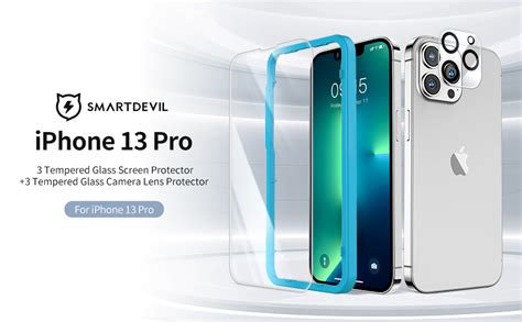 Smartdevil Pack Glass Screen Protector Compatible For Iphone Pro