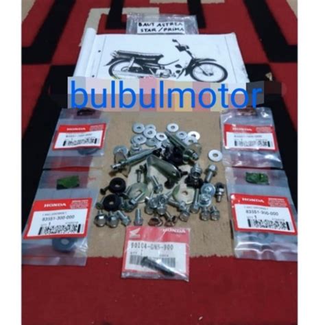 Jual Baut Full Body Set Lengkap Honda Astrea Star Prima Kab Bogor