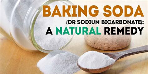 Baking Soda Sodium Bicarbonate Revealed