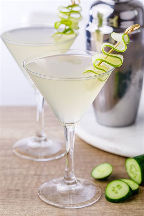 How to Make the Best Cucumber Martini (This is so good!) - Nurtured Homes