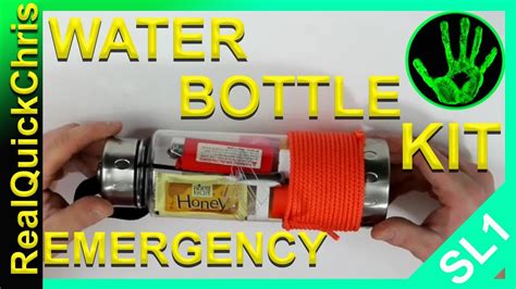 How Make A DIY Water Bottle Survival Kit YouTube