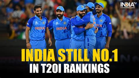 ICC Rankings India Set To Remain No 1 Despite Semifinal Exit As