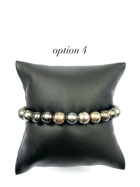 Adjustable Leather Tahitian Pearl Bracelet Tahiti Pearls Tahitian