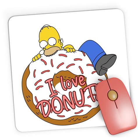 Mousepad Gaming The Simpsons Donut Love Homer Game Maggie X