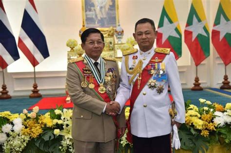 Min Aung Hlaing Honoured By Thailand Despite International Condemnation