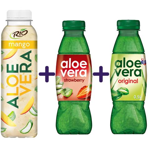 Набір Напій Rio Aloe Vera Mango негазований 0 4 л Напій Aloe Vera