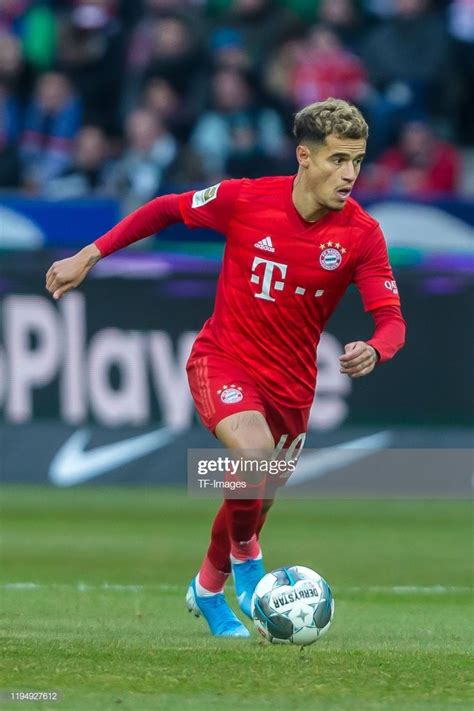 Philippe Coutinho Of FC Bayern Muenchen Controls The Ball During The