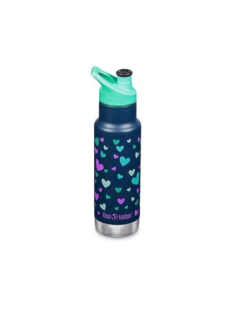 KLEAN KANTEEN Kinder Trinkflasche Classic Slim 12 Oz 355 Ml Mit Sport