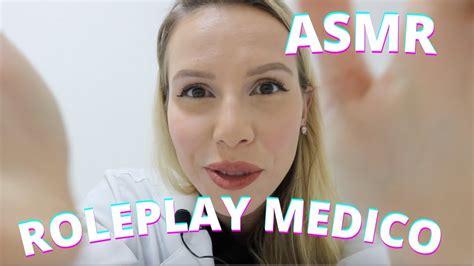 ASMR ROLEPLAY CONSULTA MEDICA DIGESTÃO Bruna Harmel ASMR YouTube