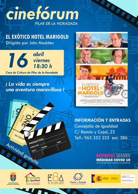 Pilar de la Horadada Cinefórum con la británica El exótico Hotel Marigold