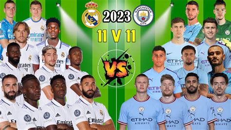 2023 Real Madrid Vs Manchester City 2023 🔥11v11🔥 Benzema Valverde