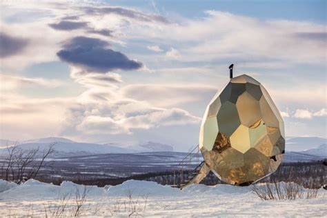 This Swedish Sauna Is Shaped Like A Golden Egg Apartment Therapy Main