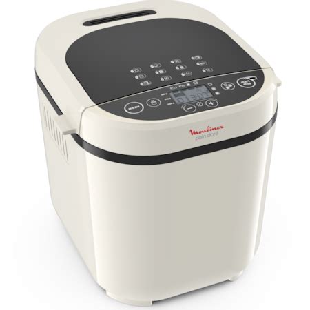 Moulinex Pain Dore kenyérsütőgép, 720 W, 1 kg, 12 program, fehér - eMAG.hu