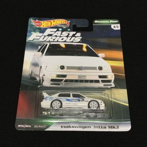 Hot wheels 風火輪小汽車 玩命關頭 fast furious Volkswagen Jetta mk 蝦皮購物
