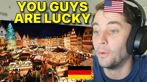 American Reacts To Germanys Best Christmas Markets Youtube