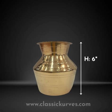 golden brass narrow neck sombu  home  rs piece  kumbakonam