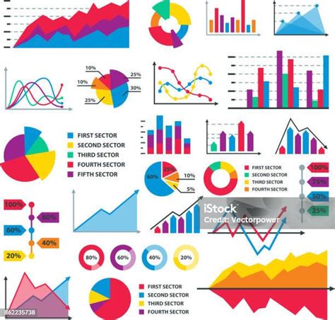 diagram grafik elemen vektor bisnis infografis lembar alur diagram
