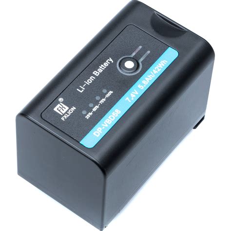 Fxlion Wh V Battery With Panasonic Vw Vbd Mount Dp Vbd