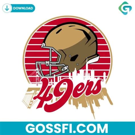 San Francisco 49ers Helmet Svg Digital Download - Gossfi.com