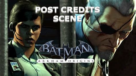 Batman Arkham Origins Post Credits Scene Youtube