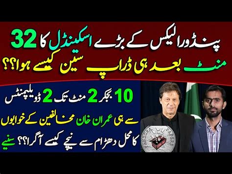 Drop Scene Of Pandora Leaks Scandal Pm Imran Khan Pandora Papers