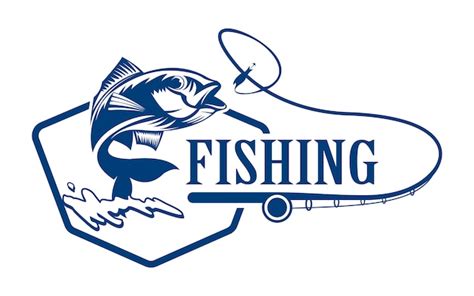 Free SVG Fishing Logo Vector 17380 File For Silhouette