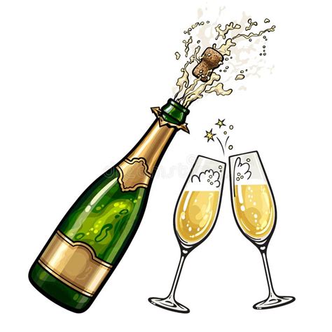 Clipart Champagne Cork Popping Sound