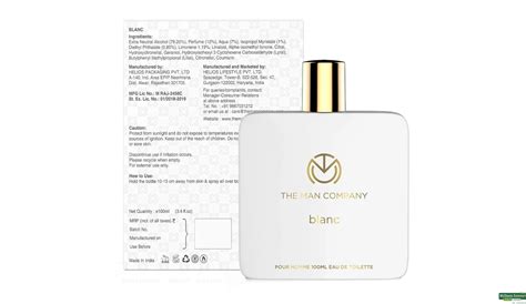 Buy The Man Company Premium Eau De Toilette For Men, Blanc, 100 ml ...