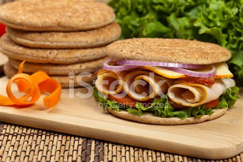 Whole Wheat Thin Sandwich Roll Stock Photo | Royalty-Free | FreeImages