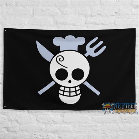 Sanji Jolly Roger Cook Pirate Flag Amazing Gift One Piece Universe