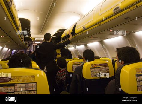 Ryanair Plane Interior Hi Res Stock Photography And Images Alamy