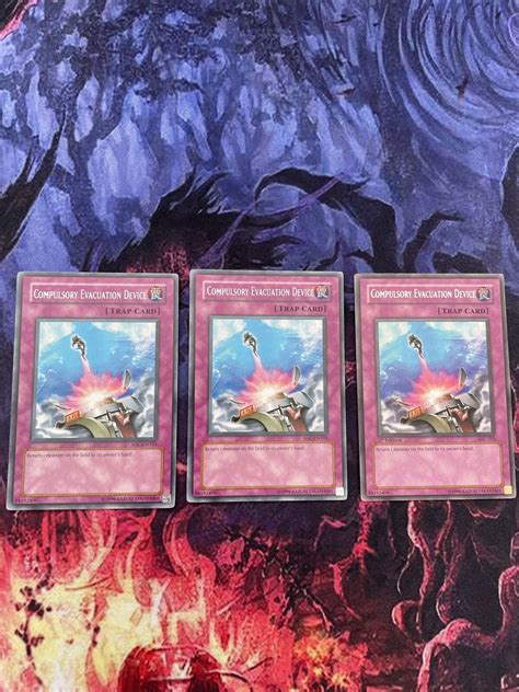 Compulsory Evacuation Device IOC 103 Yu Gi Oh Rare NM X3 Values MAVIN