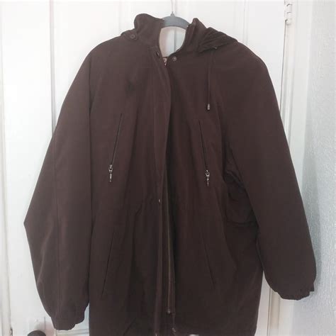 Liz Claiborne Women S Brown Coat Depop