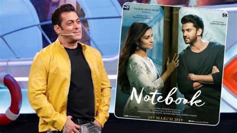 Salman Khan Releases Notebook S Poster Starring Zaheer Iqbal Pranutan