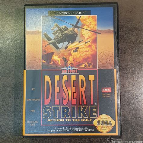 SG Desert Strike Return To The Gulf CIB Sega Genesis Suomen