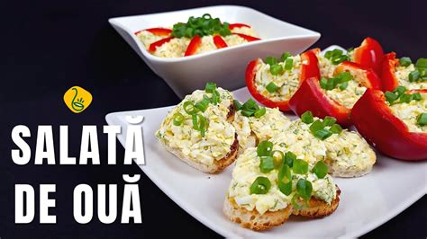 Salata De Oua Cu Telemea Aperitiv Extrem De Gustos Usor De Facut Si