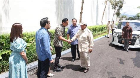 Bertemu Sby Dan Ahy Di Pacitan Prabowo Terima Kasih Partai Demokrat