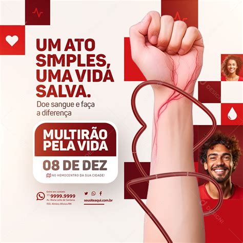 Campanha Publicitaria Doe Sangue Um Ato Simples Uma Vida Salva Multir O